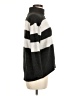 University Club Collection Stripes Gray Turtleneck Sweater Size M - photo 4