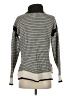 Verve Ami Houndstooth Silver Turtleneck Sweater Size S - photo 2