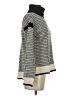 Verve Ami Houndstooth Silver Turtleneck Sweater Size S - photo 4
