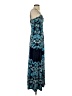 Unbranded Paisley Blue Cocktail Dress Size 4 (estimated) - photo 4