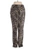 WAYF Animal Print Gold Casual Pants Size S - photo 2