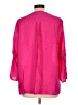 MULTIPLES Pink 3/4 Sleeve Blouse Size L - photo 2