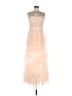 BCBGMAXAZRIA 100% Polyester Pink Tan Cocktail Dress Size 12 - photo 1