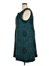 Donna Ricco Graphic Teal Cocktail Dress Size 18w - photo 5