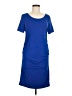 Unbranded Solid Blue Casual Dress Size M - photo 1