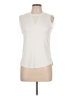 Lucky in Love Ivory Sleeveless Blouse Size L - photo 1