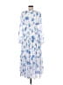 Sugar Lips 100% Polyester Blue Casual Dress Size S - photo 2