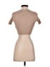 Glassons Tan Short Sleeve Top Size S - photo 2