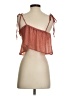 Shein 100% Polyester Orange Sleeveless Blouse Size S - photo 2