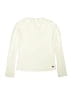 Tea 100% Cotton Hearts Ivory Long Sleeve Top Size 12 - photo 2