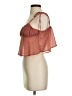 Shein 100% Polyester Orange Sleeveless Blouse Size S - photo 5