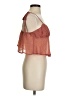 Shein 100% Polyester Orange Sleeveless Blouse Size S - photo 4