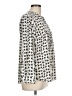 Talbots Print Ivory Long Sleeve Blouse Size L - photo 4