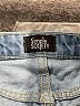 Simple Society Hearts Blue Denim Shorts Size 00 - photo 3
