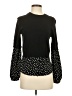 Brochu Walker Polka Dots Black Wool Pullover Sweater Size XS - photo 1