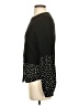 Brochu Walker Polka Dots Black Wool Pullover Sweater Size XS - photo 5