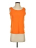 Susan Graver Orange Sleeveless T-Shirt Size 4 - photo 1