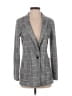 H&M Plaid Gray Blazer Size 2 - photo 1