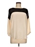 Ann Taylor 100% Polyester Color Block Ivory Long Sleeve Blouse Size M - photo 1