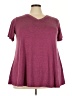 Unbranded Burgundy Short Sleeve Top Size 2X - photo 1