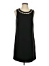 Aqua 100% Polyester Solid Black Cocktail Dress Size S - photo 1