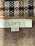 Ann Taylor LOFT 100% Cotton Plaid Tan Coat Size S - photo 6