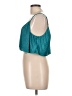 Happily Grey 100% Polyester Teal Sleeveless Blouse Size L - photo 5