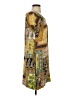 Unbranded Paisley Yellow Casual Dress Size S - photo 4
