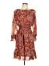 Angie 100% Polyester Paisley Orange Cocktail Dress Size S - photo 1