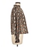 Shein 100% Polyester Animal Print Brown Long Sleeve Blouse Size 6 - photo 4