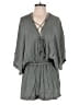 Mustard Seed 100% Rayon Solid Gray Romper Size S - photo 1