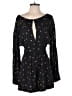 Free People Hearts Black Romper Size S - photo 1