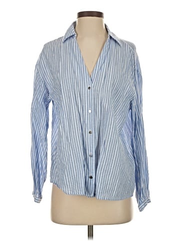 Zara Long Sleeve Button-Down Shirt (view 1)