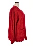 Unbranded 100% Polyester Red Cardigan Size 3X - photo 4