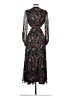 Boden 100% Viscose Paisley Black Casual Dress Size 4 (petite) - photo 2