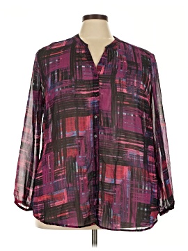 Faded Glory Long Sleeve Blouse