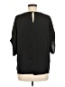 Habit 100% Polyester Black 3/4 Sleeve Top Size M - photo 2
