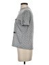 Shein Polka Dots Gray Short Sleeve T-Shirt Size 4 - photo 5