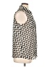 Wishful Park 100% Polyester Chevron-herringbone Ivory Sleeveless Blouse Size XL - photo 4