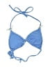 Assorted Brands Checkered-gingham Blue Swimsuit Top Size S - photo 1