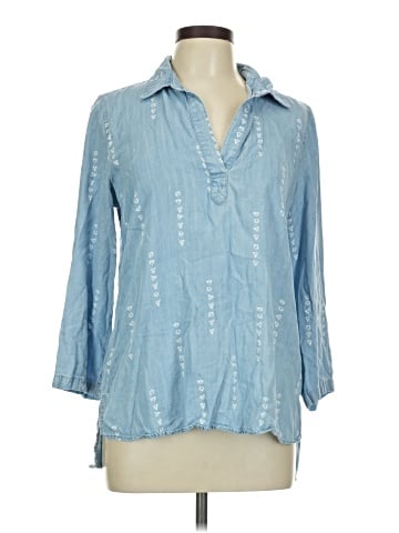MULTIPLES 3/4 Sleeve Blouse (view 1)