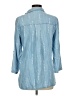 MULTIPLES Blue 3/4 Sleeve Blouse Size M - photo 2