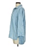 MULTIPLES Blue 3/4 Sleeve Blouse Size M - photo 5