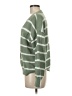Shein 100% Polyester Stripes Green Pullover Sweater Size M - photo 5