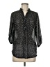 Unbranded Polka Dots Black 3/4 Sleeve Blouse Size M (estimated) - photo 1