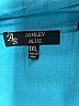 Ashley Blue 100% Polyester Teal 3/4 Sleeve Blouse Size 1X - photo 7