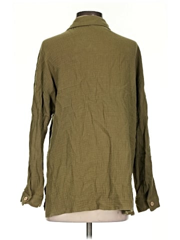 Style Rack 3/4 Sleeve Button-Down Shirt (view 2)