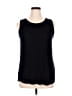 Coco And Main Black Sleeveless T-Shirt Size XL - photo 1