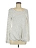 I.N. Studio Ivory Long Sleeve Top Size M - photo 1