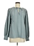 Lee 100% Polyester Teal Long Sleeve Blouse Size M - photo 1